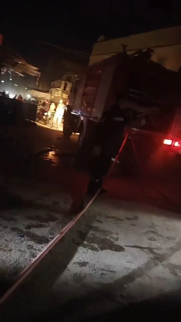 السيطره على حريق منوف 