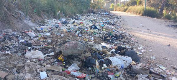 تراكم القمامه 