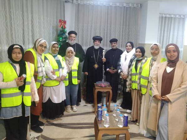 تهنئة ذوي الهمم للأقباط بمطروح 