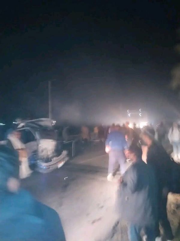 جانب من الحادث 