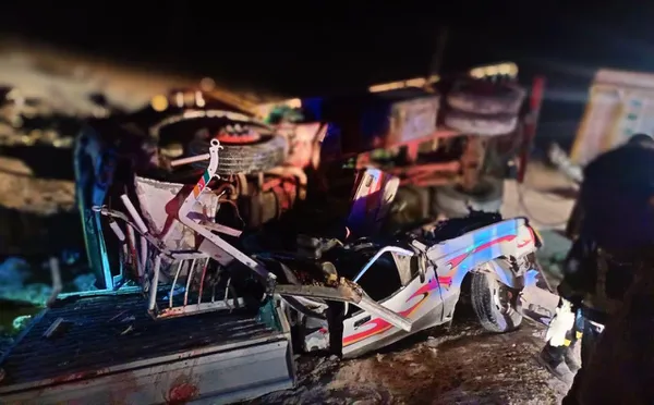 جانب من الحادث 