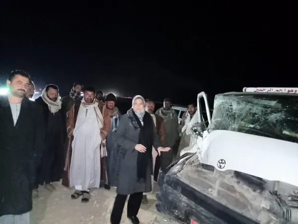 جانب من الحادث 