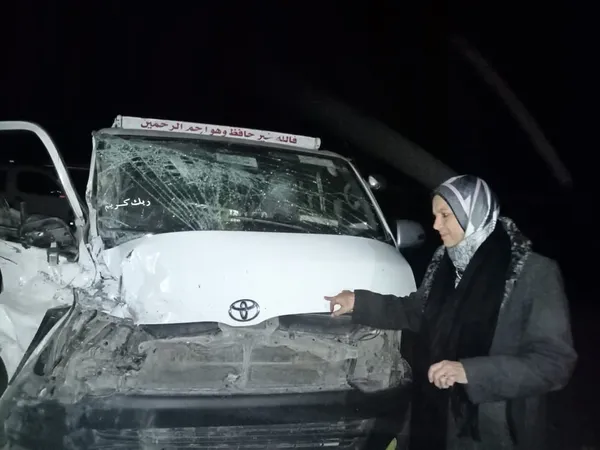 جانب من الحادث 