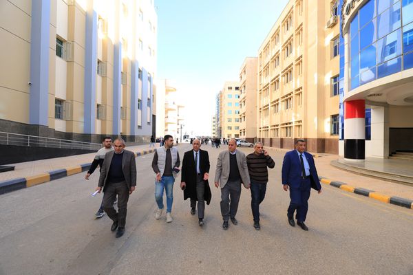 جانب من تفقد أعمال الإنشاءات 