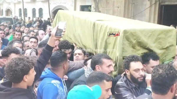 جنازة والده رضا البحراوي 