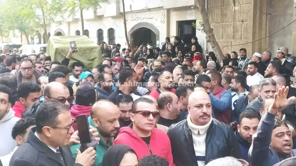 جنازة والده رضا البحراوي 