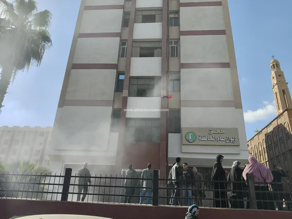 حريق المنوفية 