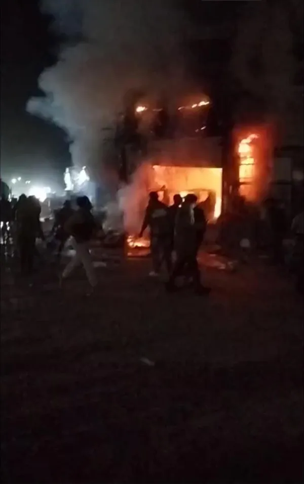 حريق المنوفية