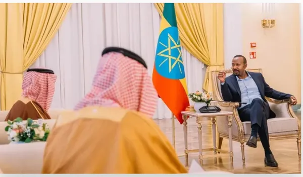 أبي أحمد ووزير خارجية السعودية