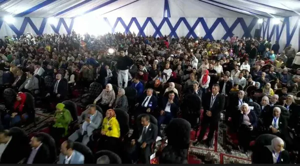 جانب من افتتاح المستشفي 