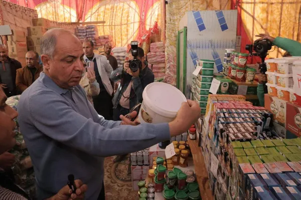 جانب من افتتاح معرض اهلا رمضان 