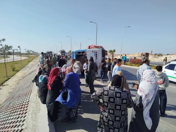 جانب من الحادث 