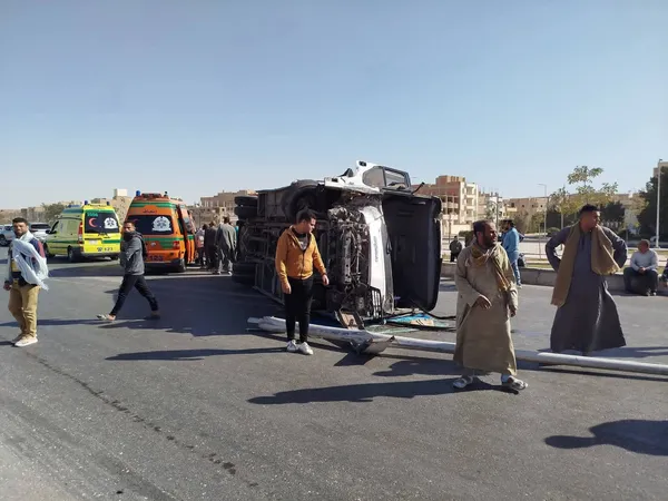 جانب من الحادث 