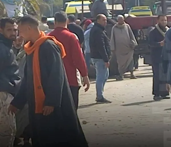 جانب من الحادث 