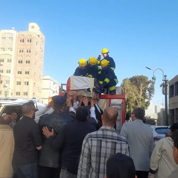 جانب من الحنازة