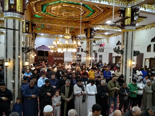 صلاه التراويح بمسجد الطلمبات بالقصاصين  