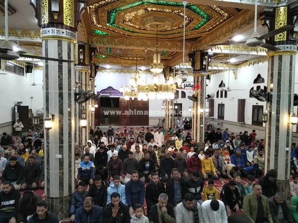 صلاه التراويح بمسجد الطلمبات بالقصاصين  