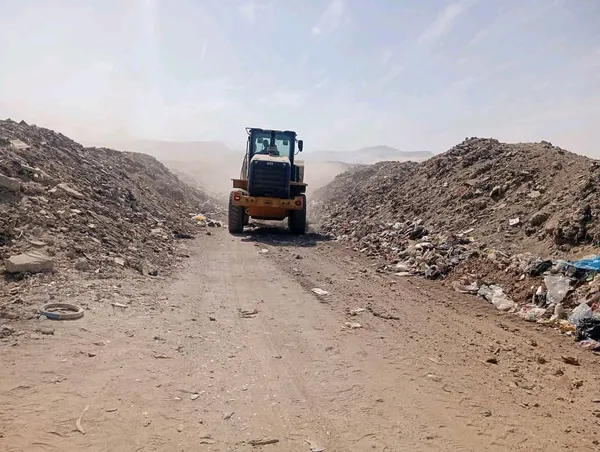 غلق مقلب القمامة 