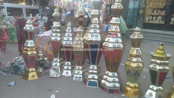 فوانيس وزينة رمضان بشوارع كفر الشيخ 