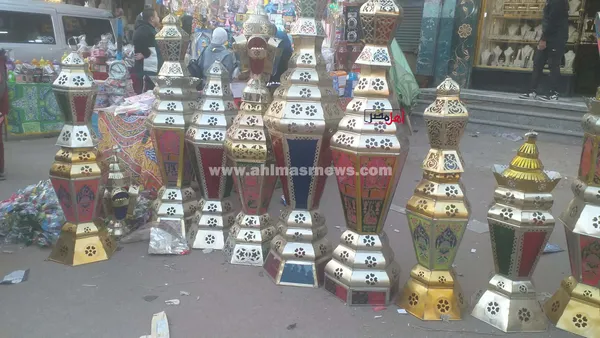 فوانيس وزينة رمضان بشوارع كفر الشيخ 