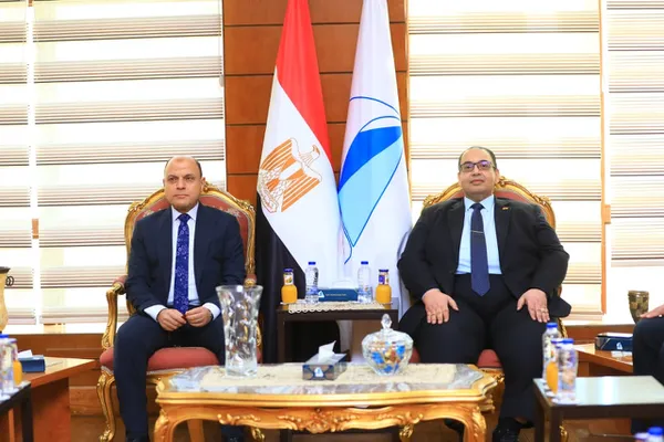 محافظ كفرالشيخ يهنئ رئيس الجامعة الجديد ويبحثان عدد من الملفات المشتركة