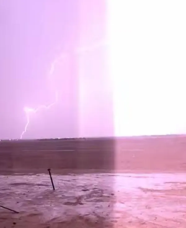 أمطار رعدية بمطروح 
