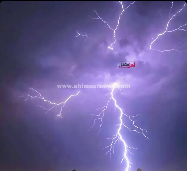 أمطار رعدية بمطروح 