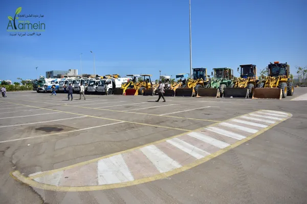 استعدادات معدات العلمين الجديدة