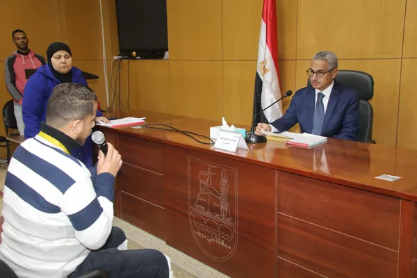 اللقاء المفتوح للمواطنين ببنى سويف 