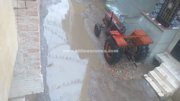 آثار الأمطار بشوارع كفر الشيخ 