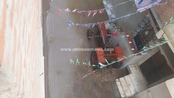 آثار الأمطار بشوارع كفر الشيخ 