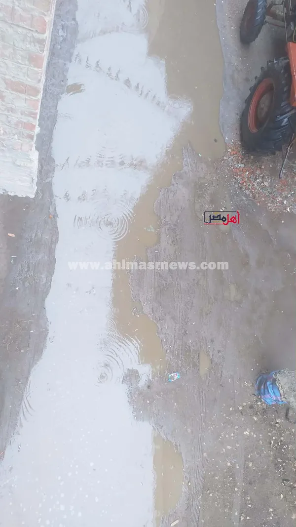 آثار الأمطار بشوارع كفر الشيخ 