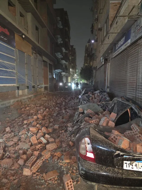 جانب من الحادث 