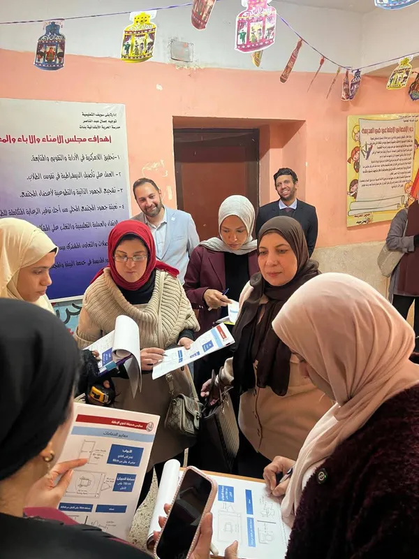 جانب من الزيارة 