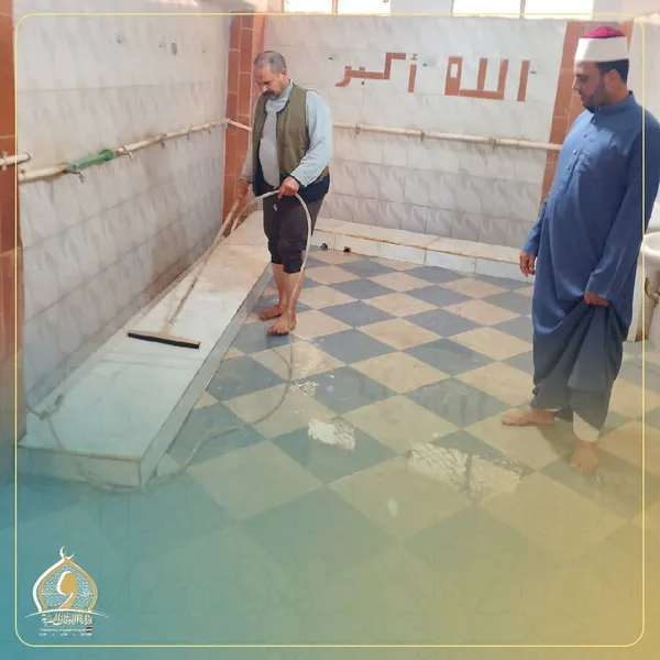 جانب من حملة النظافة 