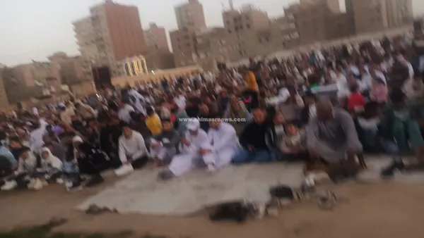 جانب من صلاة العيد بالمنيا 