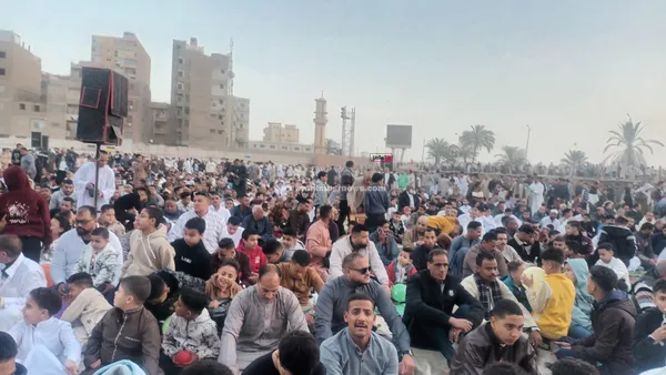 جانب من صلاة العيد بالمنيا 