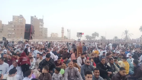 جانب من صلاة العيد بالمنيا 