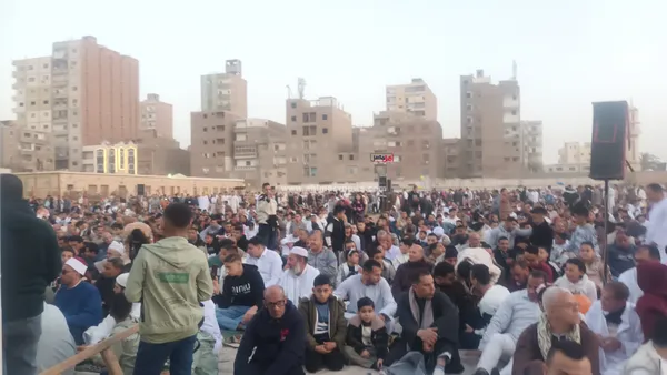 جانب من صلاة العيد بالمنيا 