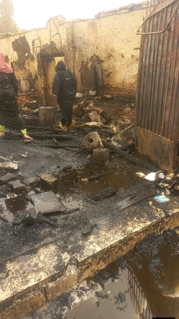 حريق في بضائع 