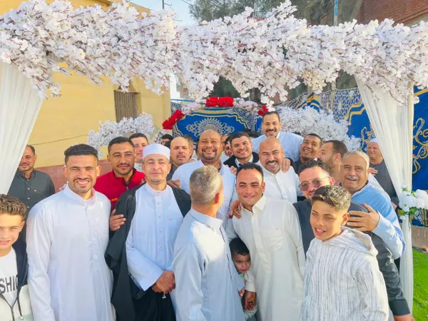 صلاه العيد بمسجد صبري الجبل بالاسماعيليه  