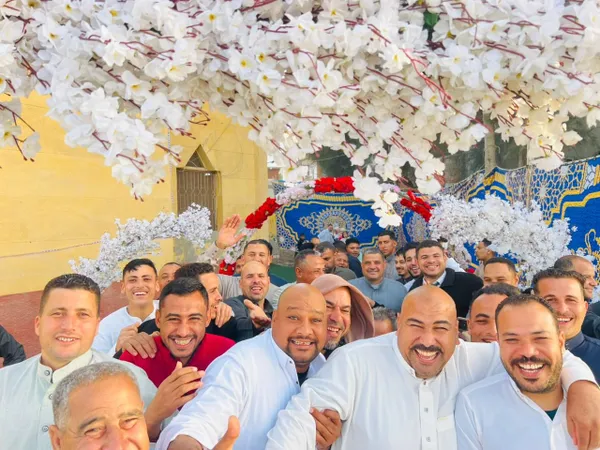 صلاه العيد بمسجد صبري الجبل بالاسماعيليه   