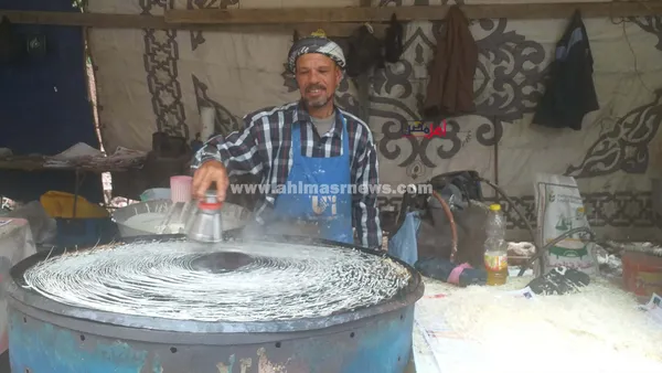 عم محمد، صانع كنافة يدوي 