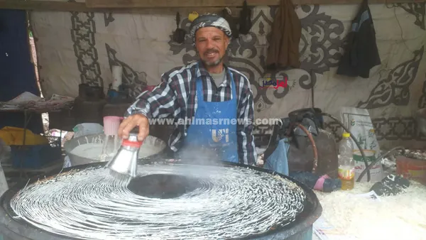 عم محمد، صانع كنافة يدوي 