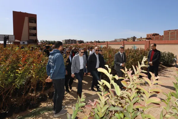 محافظ كفرالشيخ يدشن حملة لزراعة 50 ألف شجرة مثمرة بقرى مركز الرياض