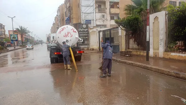 مسح مياه الأمطار 