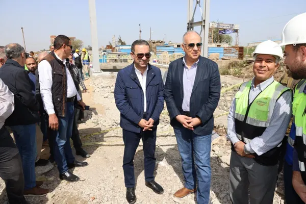 استقبال وزير الري 