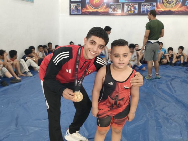 المصارع عبدالله حسونة إبن الإسماعيلية  