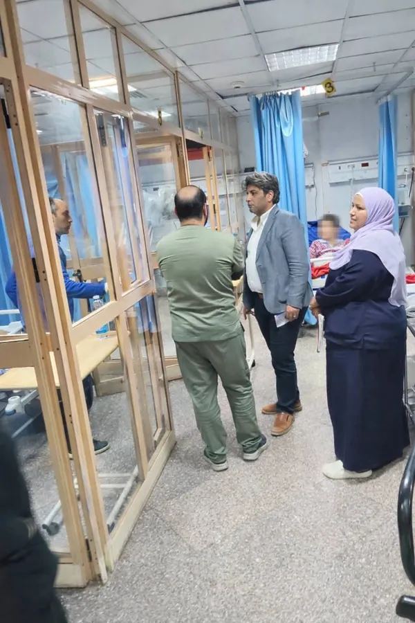 بداخل مستشفى التأمين الصحي ببنى سويف 