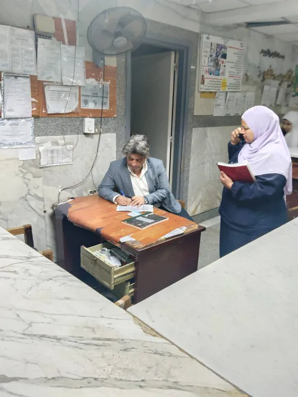 بداخل مستشفى التأمين الصحي ببنى سويف 